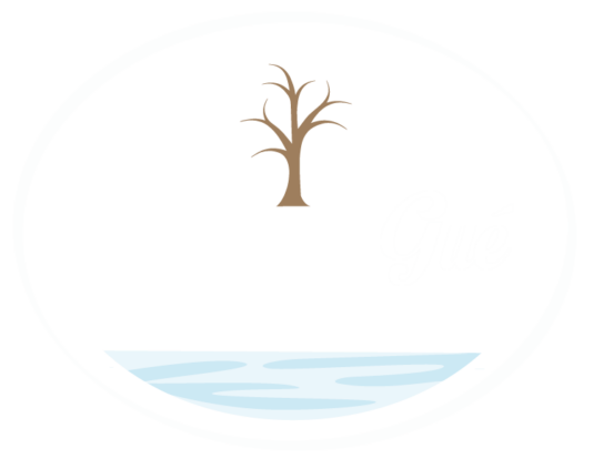 Logo Blanc Camping Parc du Gué